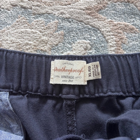 Weatherproof Men’s Navy Drawstring Cargo Pants Size XL - Picture 3 of 7